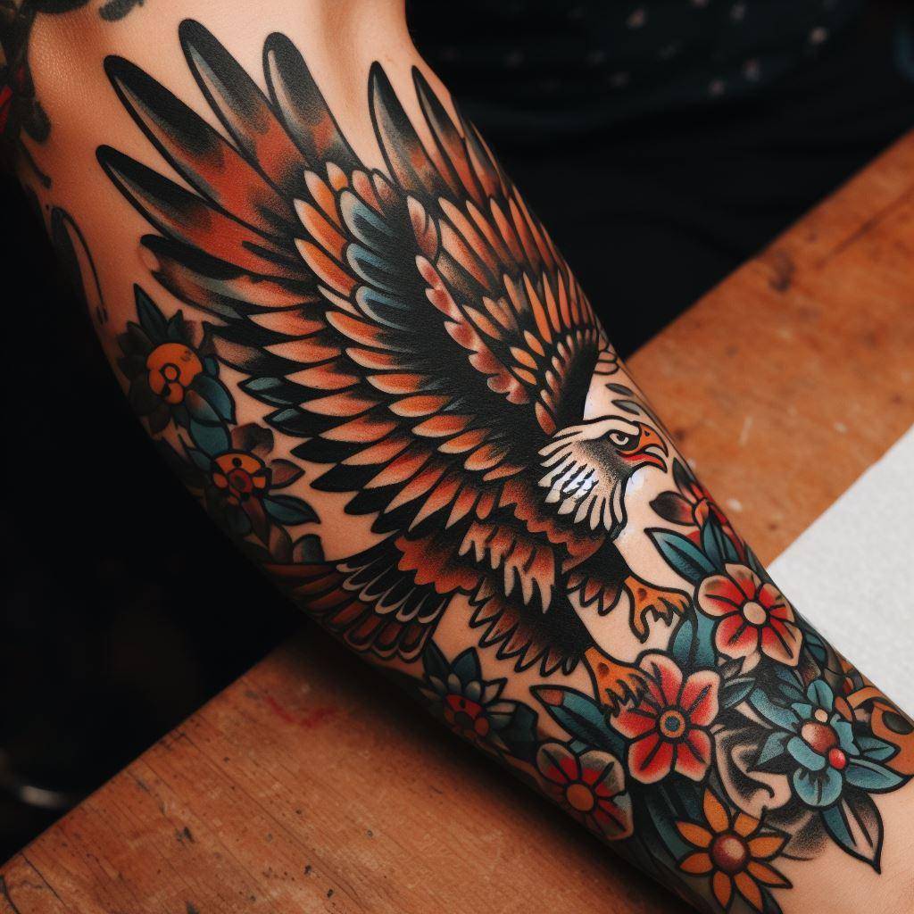 Traditional Eagle Tattoo: Embracing Timeless Symbolism and Artistry ...